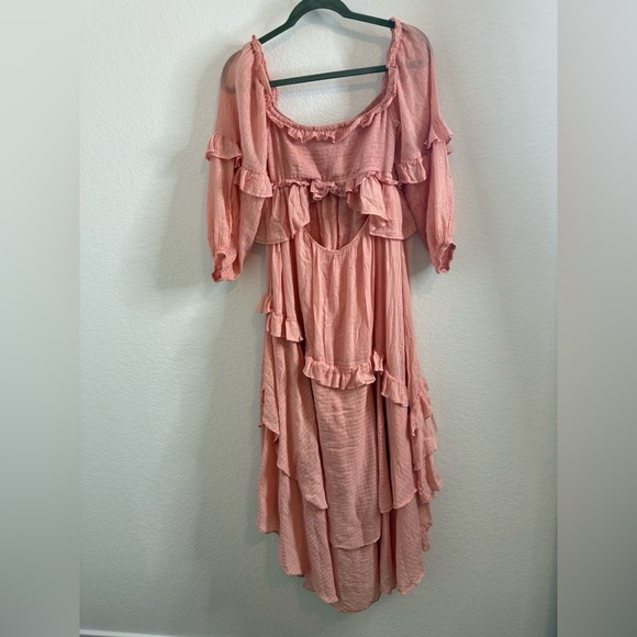 Spell Clementine Mermaid Maxi Dress Sz Large - Picture 9 of 16